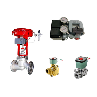Masoneilan SVI2-21123121 konumlandırıcı ve ASCO solenoid valfi ile Çin'in ünlü Pneumatik kontrol valfi