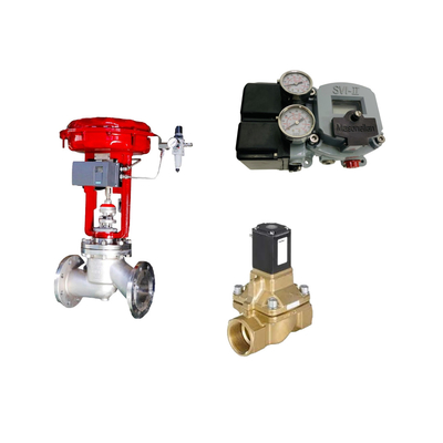 Masoneilan SVI2-21123121 konumlandırıcı ve Burkert 5404 Solenoioid valfi ile Çin'in ünlü Pneumatik kontrol valfi