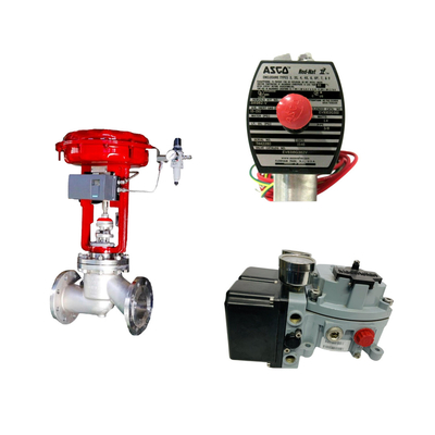 Masoneilan SVI2-21123121 konumlandırıcı ve ASCO solenoid valfi ile Çin'in ünlü Pneumatik kontrol valfi