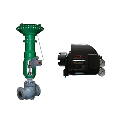 Koso KGP5000 Akıllı Valf Konumlandırıcısı ve Burkert 5404 Solenoid Valfi ile Pnömatik Kontrol Valfleri