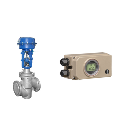 Pnömatik Kontrol Valfi Samson Elektropnömatik 3730-3 Pozisyoner ve Burkert Tip 5404 Solenoid Valfi ile