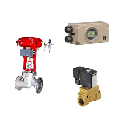 Pnömatik Kontrol Valfi Samson Elektropnömatik 3730-3 Pozisyoner ve Burkert Tip 5404 Solenoid Valfi ile