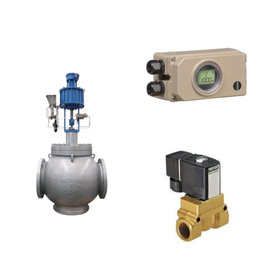 Pnömatik Kontrol Valfi Samson Elektropnömatik 3730-3 Pozisyoner ve Burkert Tip 5404 Solenoid Valfi ile