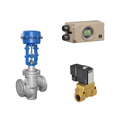 Pnömatik Kontrol Valfi Samson Elektropnömatik 3730-3 Pozisyoner ve Burkert Tip 5404 Solenoid Valfi ile