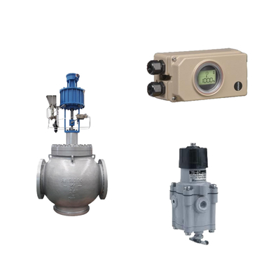 Sert İletişimli Pnömatik Kontrol Valfi Samson Elektropnömatik 3730-3 Pozisyoner Ve Masoneilan 78-40 Filtre