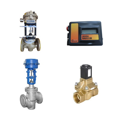 Samson 3372 aktüatörü ile Çin'in Kontrol Valfı FISHER 3800sa Valve Positioner Burkert 5404 Solenoid Valf