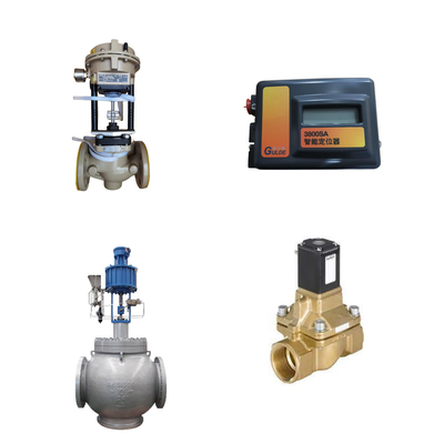 Samson 3372 aktüatörü ile Çin'in Kontrol Valfı FISHER 3800sa Valve Positioner Burkert 5404 Solenoid Valf