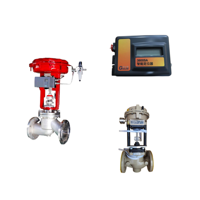 Samson 3372 aktüatörü ile Çin'in Kontrol Valfı FISHER 3800sa Valve Positioner Burkert 5404 Solenoid Valf