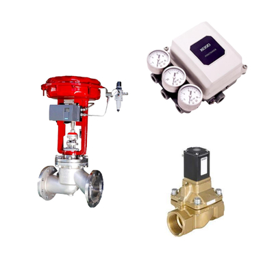 KOSO PP800 dijital konumlandırıcı ve Burkert Tip 5404 Solenoid Valf ile yüksek kaliteli çin kontrol valfleri
