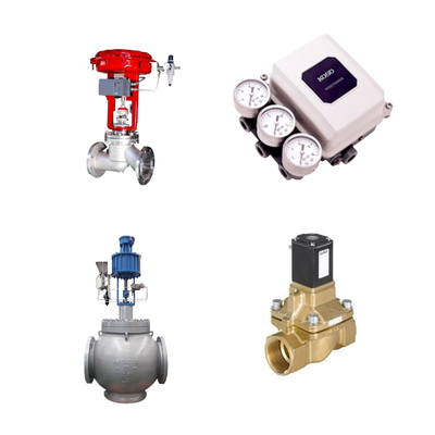 KOSO PP800 dijital konumlandırıcı ve Burkert Tip 5404 Solenoid Valf ile yüksek kaliteli çin kontrol valfleri