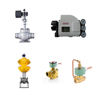 Koso KGP5000 akıllı valf konumlandırıcısı ve ASCO solenoid valfleri ile yüksek kaliteli Çin'in pnevmatik kontrol valfleri