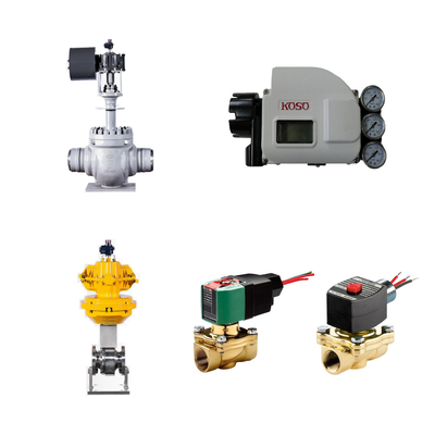 Koso KGP5000 akıllı valf konumlandırıcısı ve ASCO solenoid valfleri ile yüksek kaliteli Çin'in pnevmatik kontrol valfleri