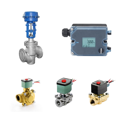 Pnömatik Kontrol Valfları Samson 3725 Elektropnömatik Konumlandırıcı ve ASCO Solenoid Valfları