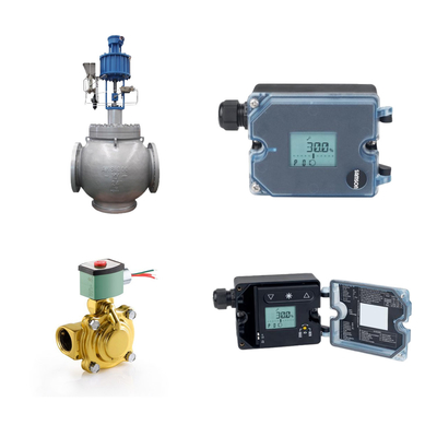 Pnömatik Kontrol Valfları Samson 3725 Elektropnömatik Konumlandırıcı ve ASCO Solenoid Valfları