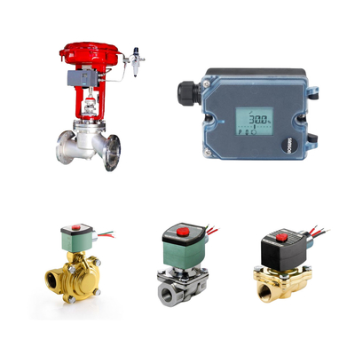 Samson 3372 aktüatörü ile kontrol valfi Samson 3725 pozisyoner ASCO solenoid valfi
