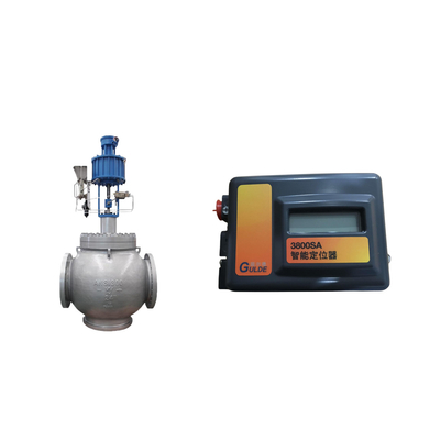 Fisher 3800 konumlandırıcı ile kontrol valfi ve ASCO Serisi 210 solenoid valfleri