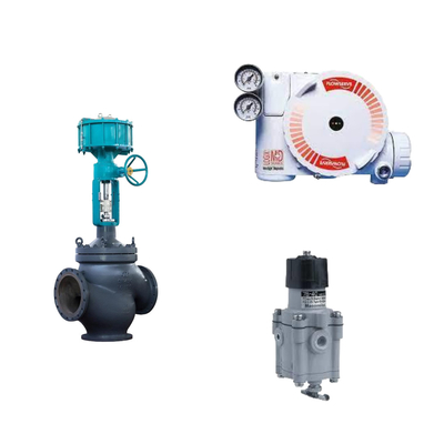 Flowserve Logix 3200MD Dijital HART konumlandırıcı ve Masoneilan 78-40 filtre düzenleyicisi ile Çin kontrol valfi