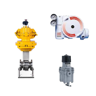Flowserve Logix 3200MD Dijital HART konumlandırıcı ve Masoneilan 78-40 filtre düzenleyicisi ile Çin kontrol valfi