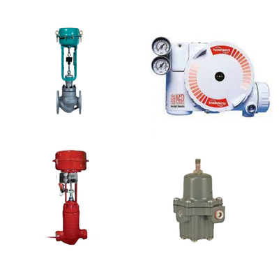 Çin'in ve Masoneilan'ın Flowserve 3200MD Dijital HART Pozisyoner ve Fisher 67CFR Filtre Düzenleyicisi ile Kontrol Valfi