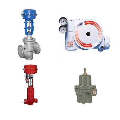 Çin'in ve Masoneilan'ın Flowserve 3200MD Dijital HART Pozisyoner ve Fisher 67CFR Filtre Düzenleyicisi ile Kontrol Valfi