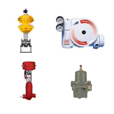 Çin'in ve Masoneilan'ın Flowserve 3200MD Dijital HART Pozisyoner ve Fisher 67CFR Filtre Düzenleyicisi ile Kontrol Valfi