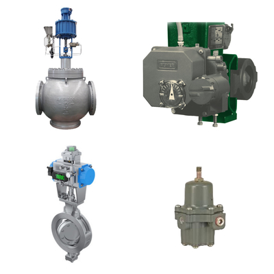 Yüksek performanslı kontrol valfi Fisher 3720 Elektropneumatik konumlandırıcı ve Fisher 67CFR filtre düzenleyicisi ile