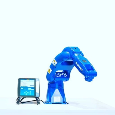 6 Eksenli Al ve Yerleştir Robotlar Kolu Yaskawa GP8 CNGBS Robotu Tutma ile Malzeme İşleme Robotu
