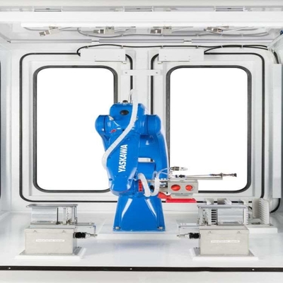 6 Eksenli Al ve Yerleştir Robotlar Kolu Yaskawa GP8 CNGBS Robotu Tutma ile Malzeme İşleme Robotu