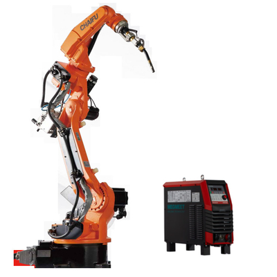 Otomatik kaynaklı robot kolu SF6-C1400 1440MM erişimli kaynak meşaleleri ile