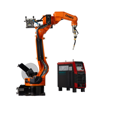 Otomatik kaynaklı robot kolu SF6-C1400 1440MM erişimli kaynak meşaleleri ile