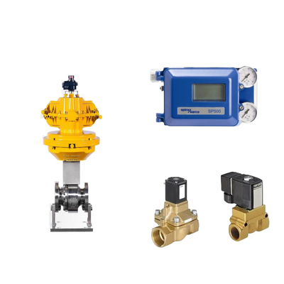 Pnömatik Spirax Sarco Akıllı Valf Yerleştiricisi SP500 Ve Burkert Solenoid Valf