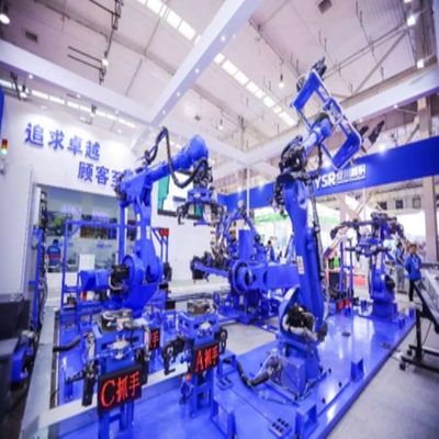 Yaskawa GP225 İşleme Robotik Kol 6 Eksenli CNGBS Robotu Rehberlik Demiryolu ile Ürün Toplama Robotu