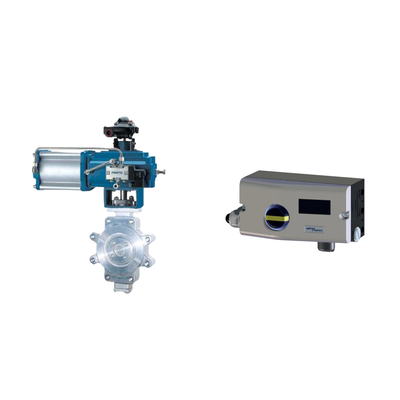 Spirax Sarco Akıllı Valf Yerleştiricisi SP7-10-11 ve Fisher 67CFR Filtre Düzenleyicisi ile Pnömatik Valf
