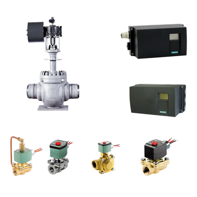 Pnömatik Kontrol Valf Yerleştiricisi Siemens SIPART PS2 ve Emerson-ASCO 210 solenoid valfi