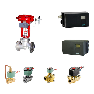 Pnömatik Kontrol Valf Yerleştiricisi Siemens SIPART PS2 ve Emerson-ASCO 210 solenoid valfi