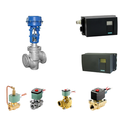 Pnömatik Kontrol Valf Yerleştiricisi Siemens SIPART PS2 ve Emerson-ASCO 210 solenoid valfi