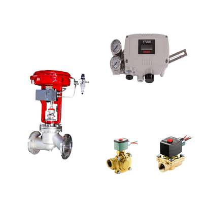 Orijinal Rotork YT-2500 Akıllı Valf Konumlandırıcısı ve EMERSON ASCO210 2 Yolu Solenoid Valfları ile Pnömatik Kontrol Valfi
