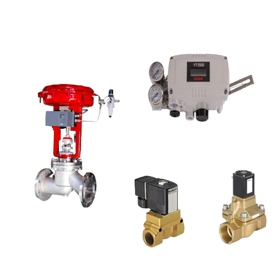 Orijinal Rotork YT-2500 Akıllı Valf Konumlandırıcısı ve Burkert Tip 5404 Solenoid Valfi ile Pnömatik Kontrol Valfi