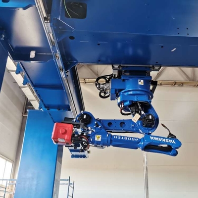 6 Eksenli Robotik Kol Yaskawa GP25-12 CNGBS Robot Rehberi Rayı ile Robot Otomasyonunu İşletmek İçin