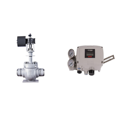 Orijinal Rotork YT-2500 Akıllı Valf Yerleştiricisi ve Fisher 67CFR Filtre Düzenleyicisi ile Pnömatik Kontrol Valfi
