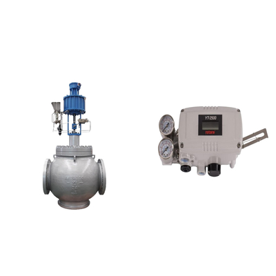 Orijinal Rotork YT-2500 Akıllı Valf Yerleştiricisi ve Fisher 67CFR Filtre Düzenleyicisi ile Pnömatik Kontrol Valfi