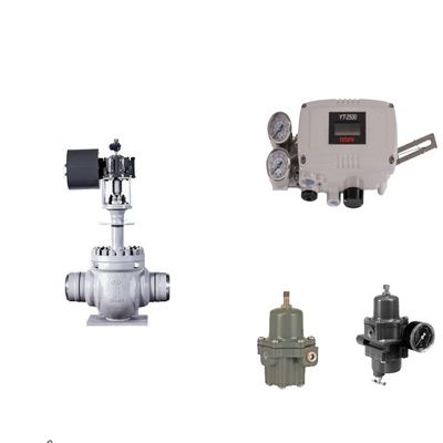 Orijinal Rotork YT-2500 Akıllı Valf Yerleştiricisi ve Fisher 67CFR Filtre Düzenleyicisi ile Pnömatik Kontrol Valfi