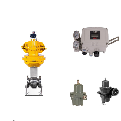 Orijinal Rotork YT-2500 Akıllı Valf Yerleştiricisi ve Fisher 67CFR Filtre Düzenleyicisi ile Pnömatik Kontrol Valfi