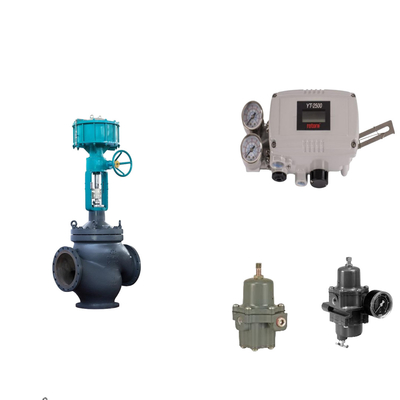 Orijinal Rotork YT-2500 Akıllı Valf Yerleştiricisi ve Fisher 67CFR Filtre Düzenleyicisi ile Pnömatik Kontrol Valfi