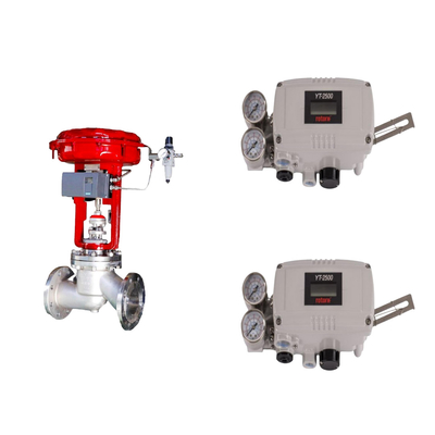 Orijinal Rotork YT-2500 Akıllı Valf Yerleştiricisi ve Fisher 67CFR Filtre Düzenleyicisi ile Pnömatik Kontrol Valfi