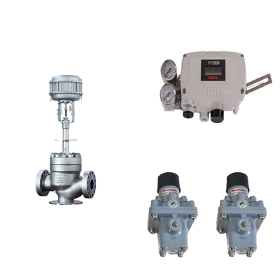 Pnömatik Kontrol Valfi Orijinal Rotork YT-2500 Akıllı Valf Konumlandırıcı ve Masoneilan 78-40 Filtre Düzenleyicisi