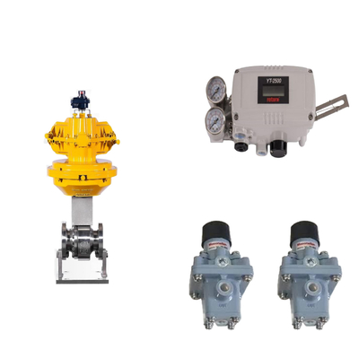 Pnömatik Kontrol Valfi Orijinal Rotork YT-2500 Akıllı Valf Konumlandırıcı ve Masoneilan 78-40 Filtre Düzenleyicisi