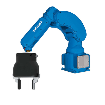 Araba Boyaması Robotik Kol 6 Eksenli Yaskawa MPX1150 CNGBS Robotu Duvar Boyamak için Robot Yakalayıcı ile