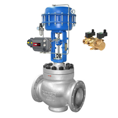 Sabit ve Dayanıklı Balık-Er Valf DVC6200 Pneumatik Kontrol Valfi İçin ASCO Solenoid Valflı Pozisyoner stokta