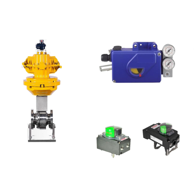 Akıllı Orijinal Foxboro SRI990 Valve Positioner ve Rotork Limit Switch ile Çinli Pnömatik Kontrol Valfi